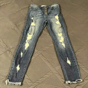 Kancan jeans distressed